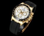 N+ Factory Rolex Daytona Rubber Strap 155g 40mm*12.2mm 7750/4310/4131 Movement White Dial Watch